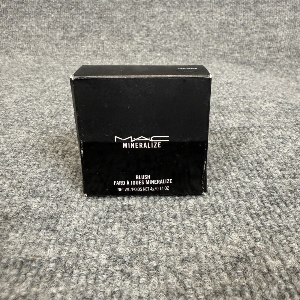 MAC Mineralize Blush Happy-Go-Rosy 4g 0.14oz Pink Luminous Finish New In Box